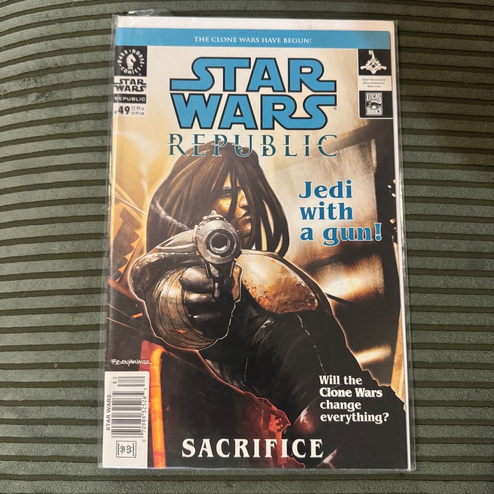 Dark Horse Star Wars Republic 49 Comic Sacrifice Jedi Quinlan Vos Clone Wars